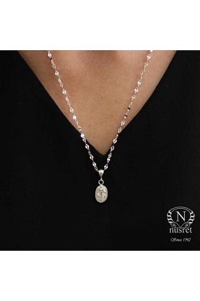 گردنبند نقره زنانه 925 عیار Nusret Takı - کد 4321231