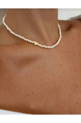 گردنبند استیل ( فولاد ) طلائی زنانه استیل (فولاد) NKIE JEWELS - کد 888946614