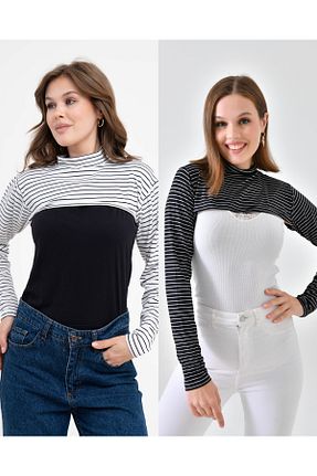 بادی حجاب رنگی زنانه پنبه ای mirach - کد 888957765