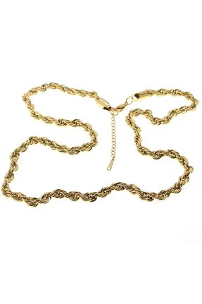 گردنبند استیل ( فولاد ) طلائی استیل (فولاد) NKIE JEWELS - کد 888946953