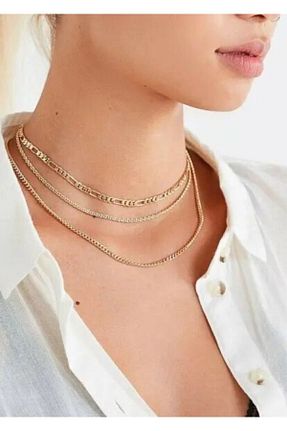 گردنبند استیل ( فولاد ) زرد استیل (فولاد) NKIE JEWELS - کد 888946811