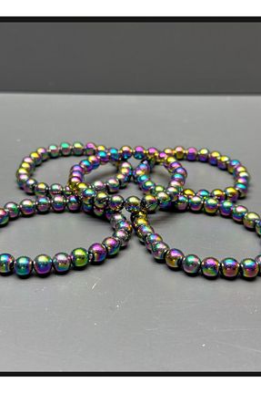 دستبند جواهر رنگی زنانه سنگ طبیعی mehbek - کد 888435881