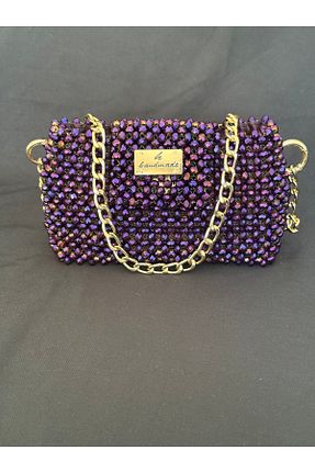 کیف دستی بنفش زنانه ابعاد کوچک begüm jewelery - کد 889708267