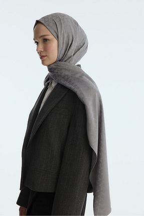 شال طوسی مردانه پنبه پلی استر MİRSOY SCARF - کد 888961288