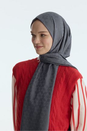 شال طوسی مردانه پنبه پلی استر MİRSOY SCARF - کد 888961279