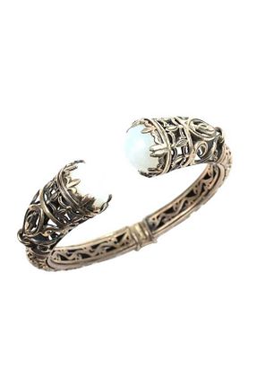 دستبند نقره زنانه 925 عیار Nusret Takı - کد 40278108