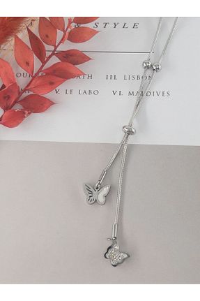 گردنبند استیل ( فولاد ) زنانه استیل ضد زنگ Siya Silver - کد 855599632