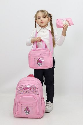 کیف مدرسه صورتی بچه گانه پارچه ای Probag - کد 925425488