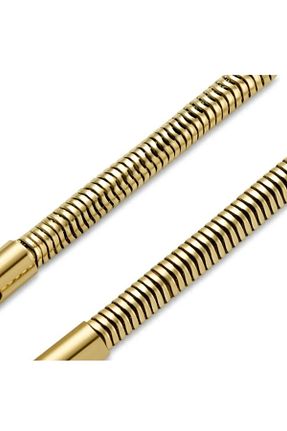 دستبند استیل (فولاد) زرد زنانه استیل (فولاد) mehbek - کد 887902927
