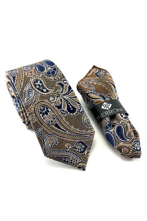 کراوات رنگی مردانه میکروفیبر PİERRONİ - کد 889006741