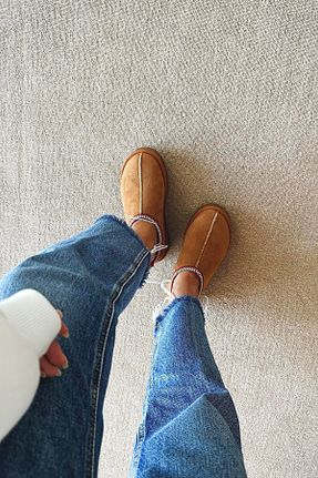 دمپائی قهوه ای زنانه پارچه ای MİLAYA SHOES - کد 889009230