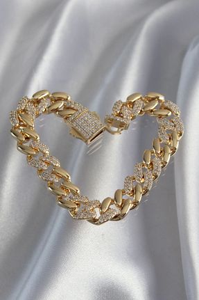 دستبند جواهر سفید زنانه سنگ طبیعی Genel Markalar - کد 873092691