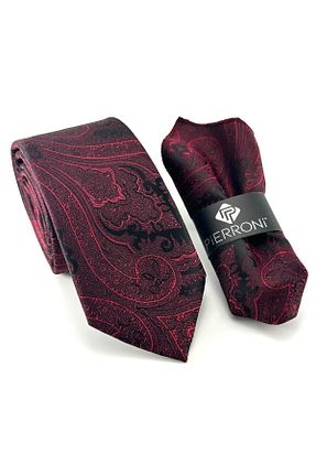 کراوات رنگی مردانه میکروفیبر PİERRONİ - کد 889062446