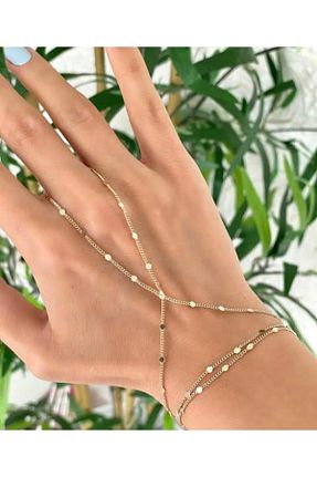 دستبند استیل (فولاد) طلائی استیل (فولاد) NKIE JEWELS - کد 889083350