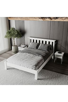 چارچوب تخت سفید MDF RENAZZO - کد 882739314