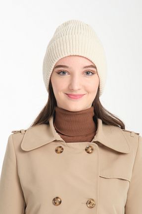 کلاه پشمی طوسی زنانه اکریلیک Wega Moda - کد 888984206