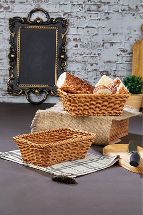 جعبه / سبد نان قهوه ای حصیر Cooker - کد 889130664