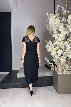 لباس مشکی زنانه بافتنی gesmoda - کد 824325791