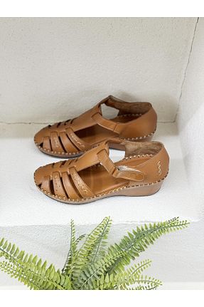 کفش کژوال قهوه ای زنانه پاشنه متوسط (5-9 سانتی متر) Venüs - کد 834895098