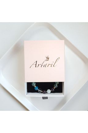 دستبند جواهر رنگی زنانه سنگ طبیعی Artaril - کد 216354668