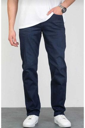 شلوار جین سرمه ای مردانه پاچه زیپ دار Denim - کد 889228233