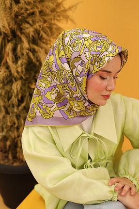 روسری صورتی İpek Tivil SİLKHOMEE - کد 854860161