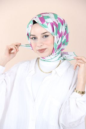 روسری صورتی پنبه ای Emproyal - کد 854413084
