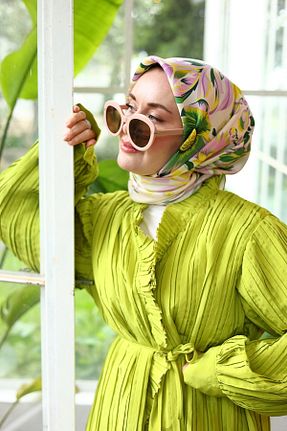 روسری بنفش İpek Tivil SİLKHOMEE - کد 855336800
