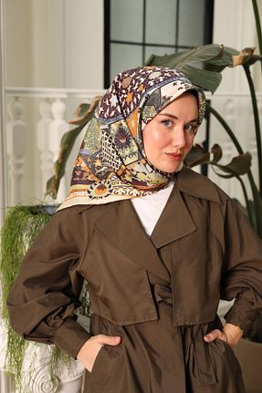 روسری بنفش İpek Tivil SİLKHOMEE - کد 854858469