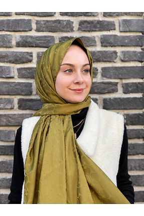 شال سبز زنانه پلی استر Loryan - کد 889274450