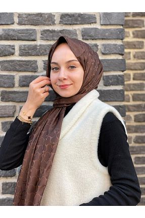 شال سرمه ای زنانه پلی استر Loryan - کد 889274456