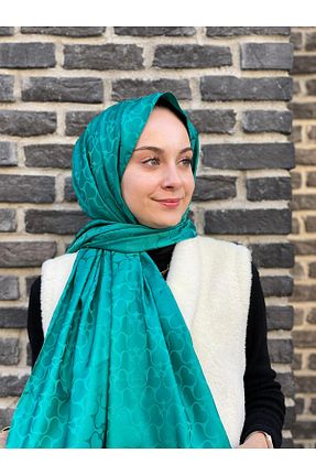 شال آبی زنانه پلی استر Loryan - کد 889274266