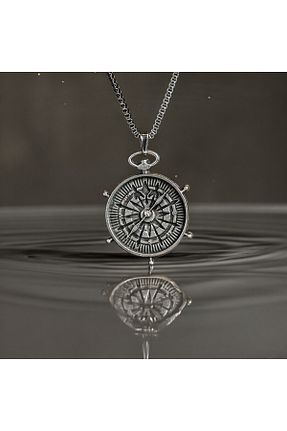 گردنبند استیل ( فولاد ) زنانه روکش نقره Atolyezone - کد 929775378