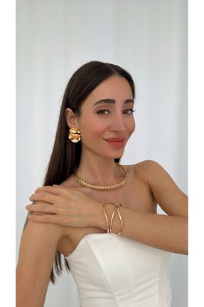 گردنبند جواهر طلائی زنانه روکش طلا Luparadis - کد 889295686