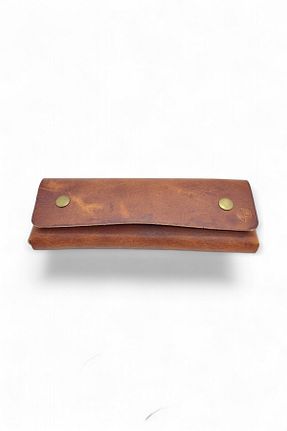 جعبه خودکار / قلم قهوه ای Leather - کد 889239466