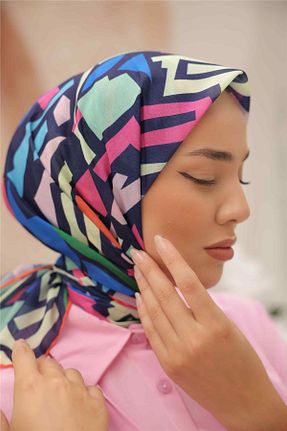 روسری رنگی پنبه ای Silk Home - کد 889332741