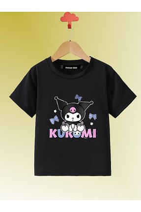 تیشرت مشکی بچه گانه یقه دوچرخه MODA - کد 890143084