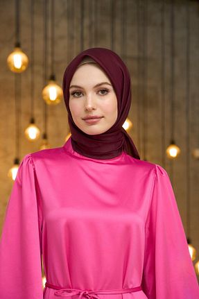 روسری زرشکی İpek Vual İpekhan - کد 832686252