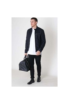 کت مشکی مردانه چرم مصنوعی Jack & Jones - کد 99557689