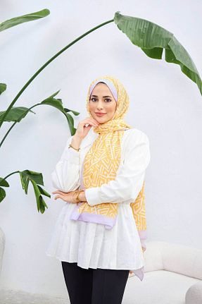شال بنفش زنانه İpekhan - کد 786069745