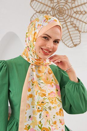 شال زرد زنانه İpekhan - کد 759795828