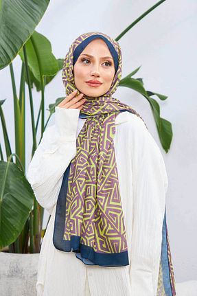 شال بنفش زنانه İpekhan - کد 786065075