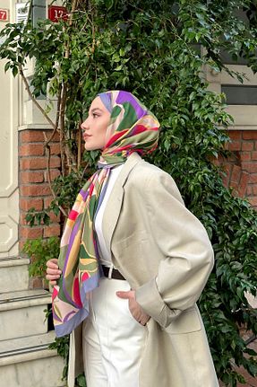 شال رنگی زنانه İpekhan - کد 772189792