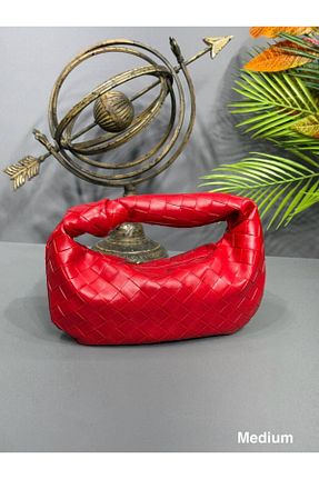کیف دستی قرمز زنانه سایز متوسط LEAUDER WOMEN - کد 889439098