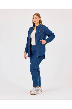 شلوار سرمه ای زنانه پارچه Galaksi - کد 856008988