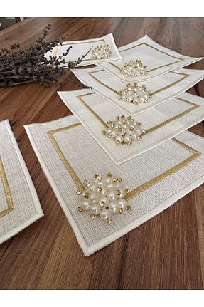 سرویس آمریکائی طلائی مربع NURHAN HOME COLLECTION - کد 889468975