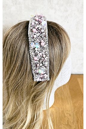 تاج بنفش زنانه سنگ کریستال Julia - کد 889469482