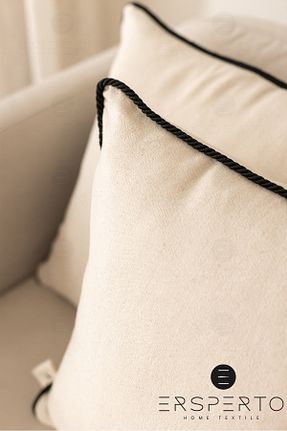 کوسن و روکش کوسن مشکی پنبه ای Ersperto - کد 889552592