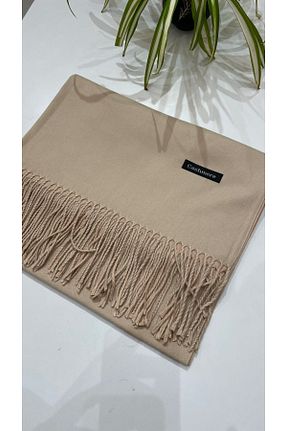 شال بژ زنانه کشمیر Kaşmir - کد 889552078