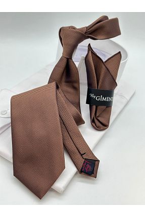 کراوات قهوه ای مردانه پلی استر Gutiero - کد 889558583